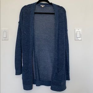 Gap Long Crochet Cardigan
